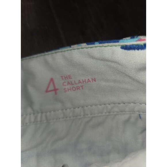 Lilly Pulitzer  Callahan Shorts Sz 4 Brewster Blue Good Reef Starfish B13 - Picture 8 of 12